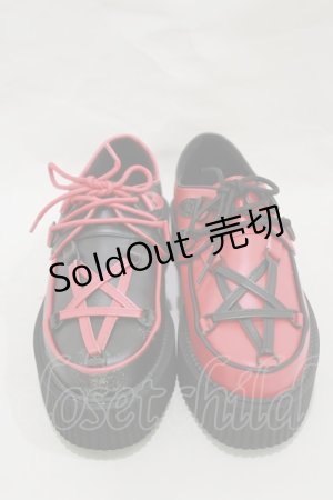 画像: KILL STAR / Hexellent Creepersシューズ UK5(約24.0cm) レッド H-25-03-12-001-SL-SH-KB-ZH