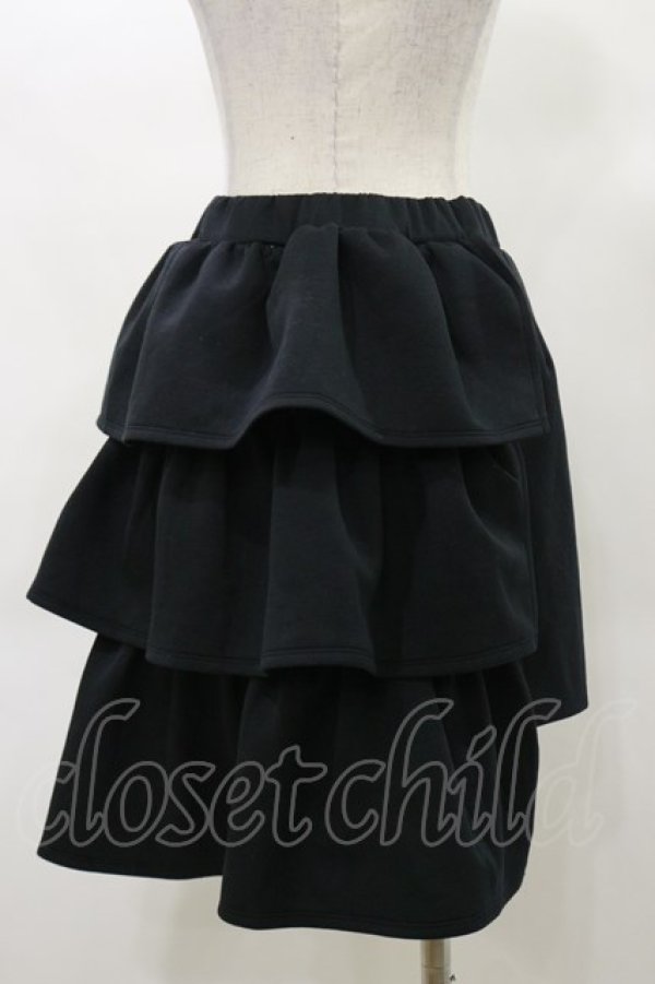 画像2: LAND by MILKBOY / FRILLY SKIRT  ブラック H-25-03-12-057-MB-SK-KB-ZH (2)