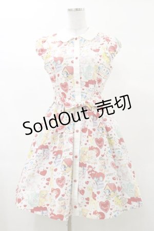 画像: Shirley Temple / アンティークハートフルシャツワンピース 160(カスタムあり) オフ H-25-03-12-068-ET-OP-KB-ZH