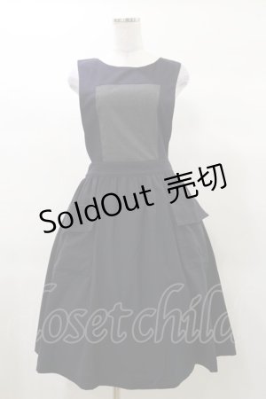 画像: Jane Marple / Vintage Poplin Bicolorジャンパースカート M ネイビー H-25-03-12-069-JM-OP-KB-ZH