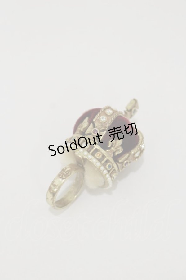 画像2: Jane Marple / Coronation Crown Ring 11号 アンティークゴールド H-25-03-12-005-JM-AC-KB-ZH (2)