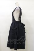 画像3: Jane Marple / Vintage Poplin Bicolorジャンパースカート M ネイビー H-25-03-12-069-JM-OP-KB-ZH (3)