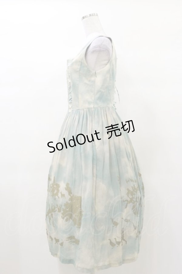 画像3: Jane Marple / Golden gooseレースアップドレス M ブルースカイ H-25-03-12-070-JM-OP-KB-ZH (3)
