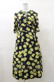 画像1: Jane Marple / Lemon Lime folkyドレス M ネイビー H-25-03-12-076-JM-OP-KB-ZH (1)
