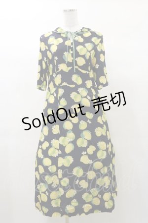 画像: Jane Marple / Lemon Lime folkyドレス M ネイビー H-25-03-12-076-JM-OP-KB-ZH