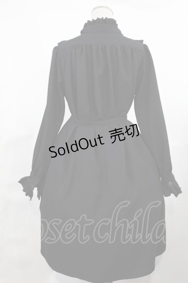 画像3: Physical Drop / スタンドカラーチュニックワンピース Free ブラック H-25-03-12-1005-LO-OP-NS-ZH (3)