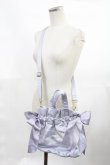 画像1: Maison de FLEUR / ギャザー2Wayトートバッグ  ブルー H-25-03-12-1035-LO-BG-NS-ZH (1)