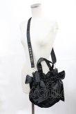 画像2: Maison de FLEUR / ギャザー2Wayトートバッグ  ブラック H-25-03-12-1036-LO-BG-NS-ZH (2)