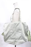 画像2: Maison de FLEUR / コンパクトキャリーバッグ  グリーン H-25-03-12-1038-LO-BG-NS-ZH (2)