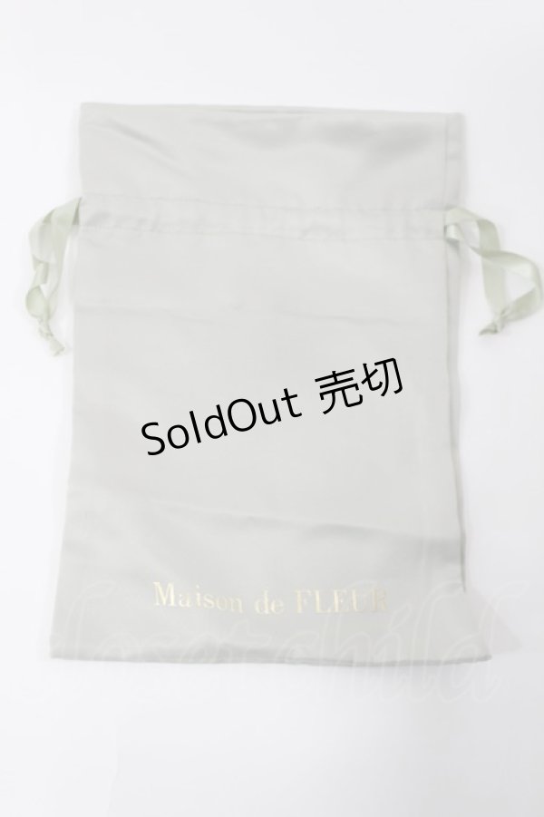 画像3: Maison de FLEUR / コンパクトキャリーバッグ  グリーン H-25-03-12-1038-LO-BG-NS-ZH (3)