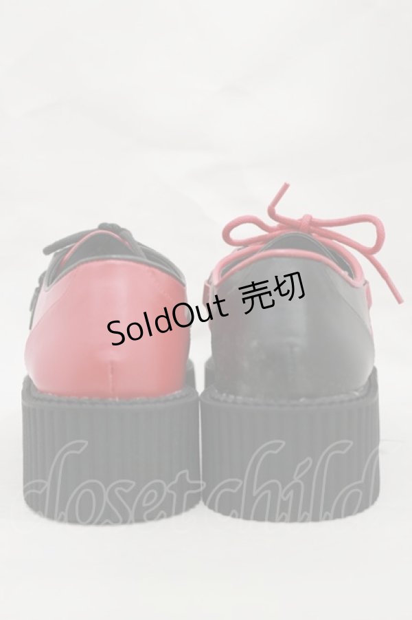 画像3: KILL STAR / Hexellent Creepersシューズ UK5(約24.0cm) レッド H-25-03-12-001-SL-SH-KB-ZH (3)