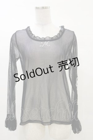 画像: MILK / タトゥーtops  ブラック H-25-03-12-032-ML-TO-KB-ZH