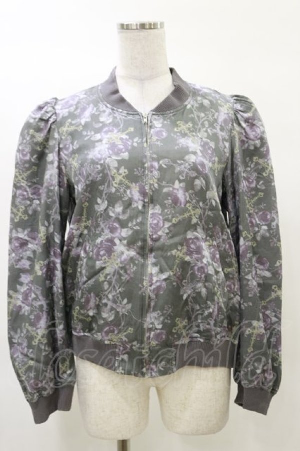 画像1: Candy Stripper / MYSTIC FLOWER&CROSS JACKET M グレー H-25-03-12-038-PU-JA-KB-ZH (1)
