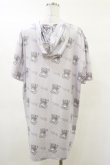 画像2: NieR Clothing / プリントロングプルパーカー  グレー H-25-03-12-039-PU-TO-KB-ZH (2)