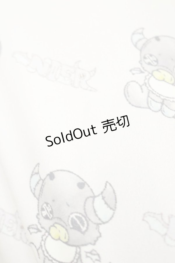 画像3: NieR Clothing / プリントロングプルパーカー  グレー H-25-03-12-039-PU-TO-KB-ZH (3)