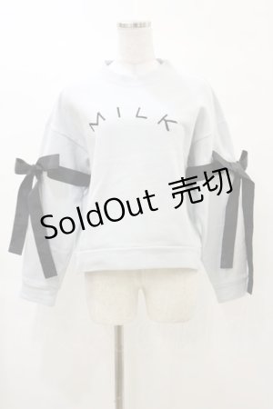 画像: MILK / Ribbon stringトップス  サックス H-25-03-12-041-ML-TO-KB-ZH