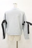画像2: MILK / Ribbon stringトップス  サックス H-25-03-12-041-ML-TO-KB-ZH (2)