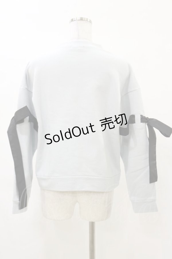 画像2: MILK / Ribbon stringトップス  サックス H-25-03-12-041-ML-TO-KB-ZH (2)