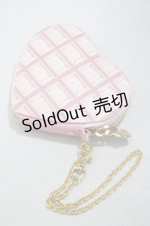 画像: Q-pot. / Chocolate Heart Coin Case  ストロベリーチョコレート H-25-03-13-032-QP-ZA-KB-ZH
