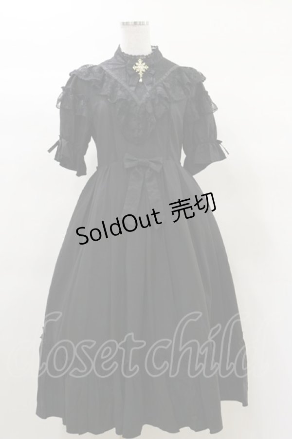 画像1: axes femme kawaii / ヴィンテージドールワンピース M ブラック H-25-03-13-1075-AX-OP-NS-ZH (1)