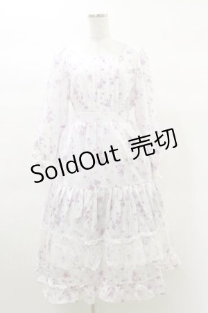 画像: axes femme / SAKURAティアードワンピース M オフ H-25-03-13-1076-AX-OP-NS-ZH
