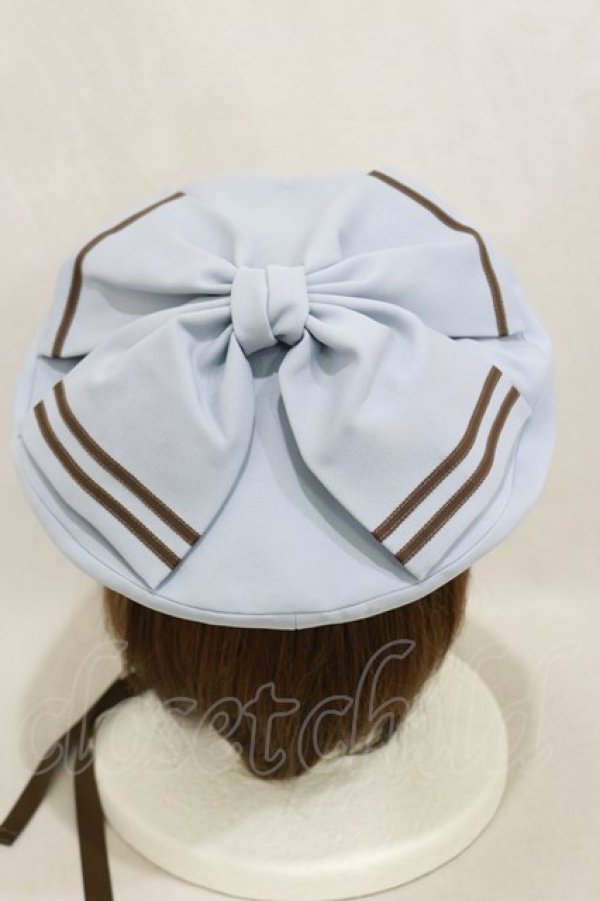 画像1: LIEF / バレンタインセーラーベレー帽  ミントチョコ H-25-03-13-1014-LO-AC-NS-ZH (1)
