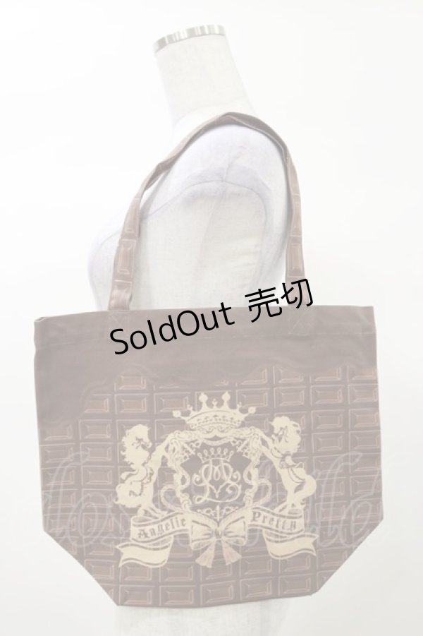 画像1: Angelic Pretty / Melty Royal Chocolate トートバッグ  ブラウン H-25-03-13-1020-AP-BG-NS-ZH (1)
