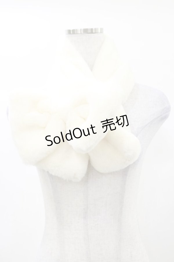画像1: axes femme POETIQUE / リボンファーマフラー  オフ H-25-03-13-1002-AX-ZA-NS-ZH (1)