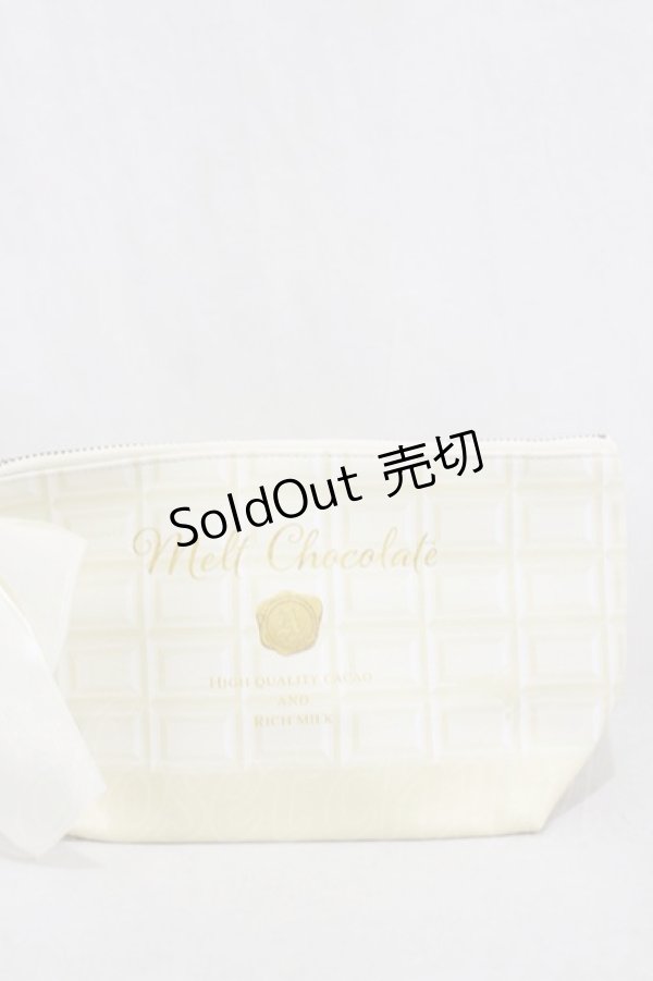 画像2: Amavel / Melt Chocolateポーチ  アイボリー H-25-03-13-1024-CA-ZA-NS-ZH (2)