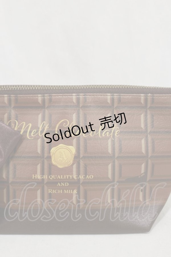 画像2: Amavel / Melt Chocolateポーチ  ブラウン H-25-03-13-1025-CA-ZA-NS-ZH (2)