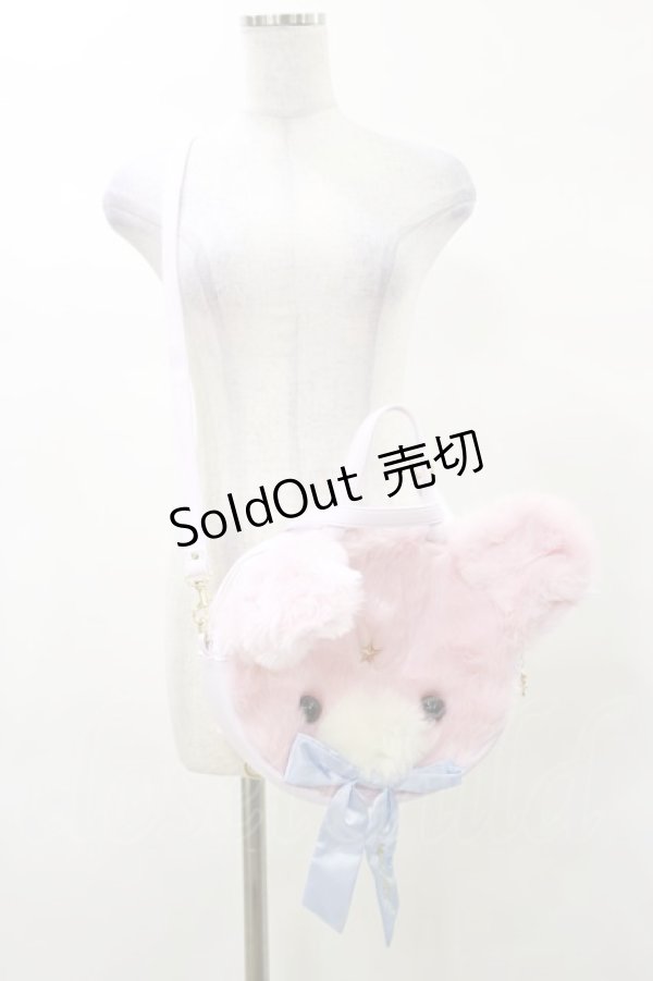 Angelic Pretty / Milkyベアーフェイス3wayバッグ ピンク H-25