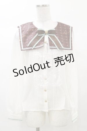 画像: Amavel / Melt Chocolateブラウス Free オフ/ブラウン H-25-03-13-1038-CA-BL-NS-ZH