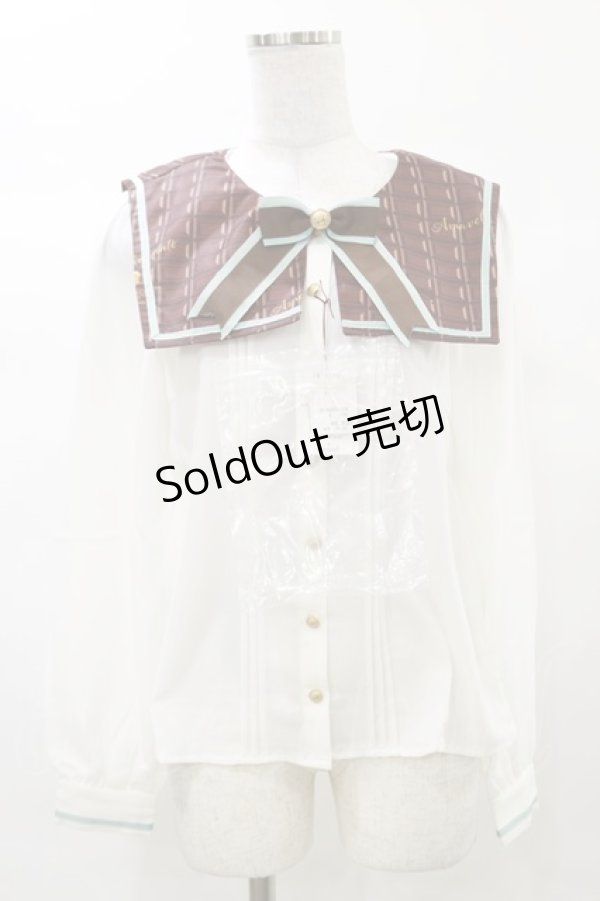 画像1: Amavel / Melt Chocolateブラウス Free オフ/ブラウン H-25-03-13-1038-CA-BL-NS-ZH (1)