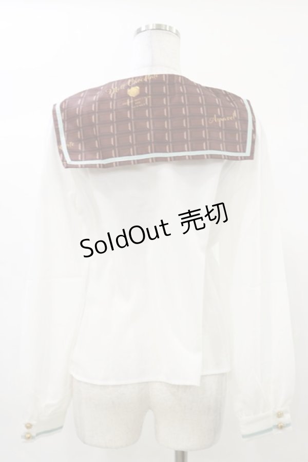 画像2: Amavel / Melt Chocolateブラウス Free オフ/ブラウン H-25-03-13-1038-CA-BL-NS-ZH (2)