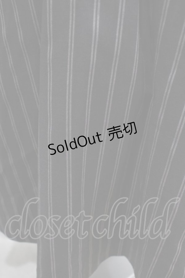 画像5: Sheglit / ストライプバッスルワンピース M グレー H-25-03-13-005-EL-OP-KB-ZH (5)