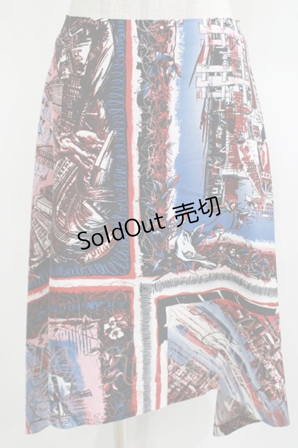 画像1: Jean Paul GAULTIER / International Cityスカート 38  H-25-03-13-013-GO-SK-KB-ZH (1)