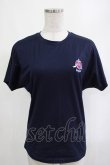画像1: Jean Paul GAULTIER / ワッペン刺繍カットソー 38 ネイビー H-25-03-13-021-GO-TO-KB-ZH (1)