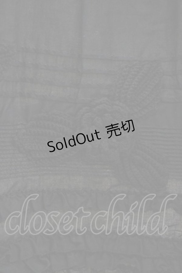 画像5: PINK HOUSE / お花モチーフスカート Free ブラック H-25-03-14-027-LO-SK-NS-ZH (5)