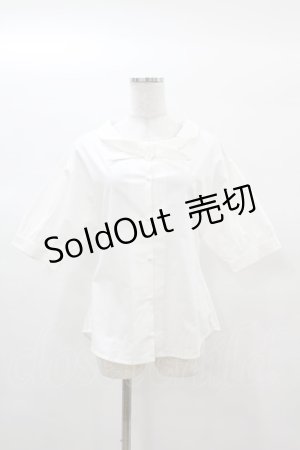 画像: an another angelus / マリンタイカラー5分袖ブラウス Free OFF WHITE H-25-03-14-1050-CA-BL-NS-ZH