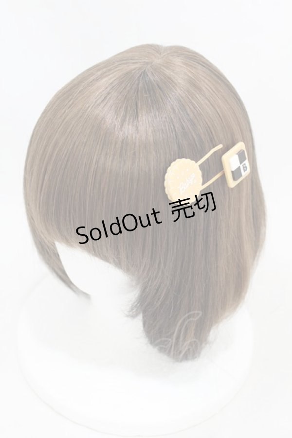 画像1: BABY,THE STARS SHINE BRIGHT / Merry Sweet Cookieヘアピン  ベージュ H-25-03-14-1006-BA-AC-NS-ZH (1)