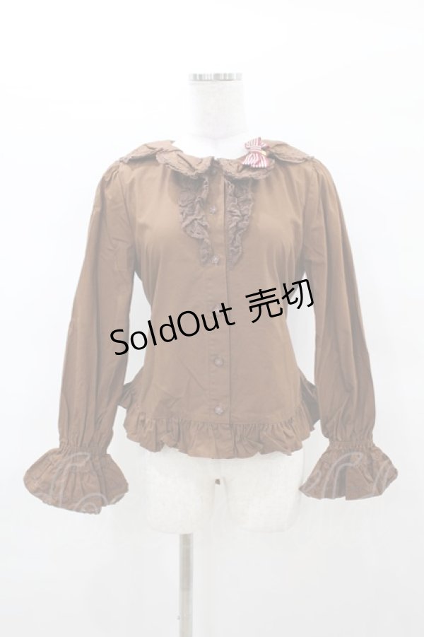 画像1: BABY,THE STARS SHINE BRIGHT / Pomme rougeブラウス Free ブラウン H-25-03-14-1054-BA-BL-NS-ZH (1)