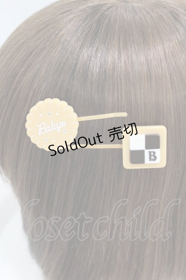 画像2: BABY,THE STARS SHINE BRIGHT / Merry Sweet Cookieヘアピン  ベージュ H-25-03-14-1006-BA-AC-NS-ZH (2)