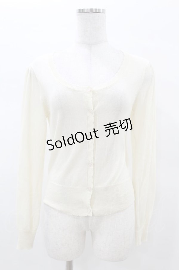 画像1: F&A / ローズボタンニットカーディガン Free OFF WHITE H-25-03-14-1058-LO-TO-NS-ZH (1)
