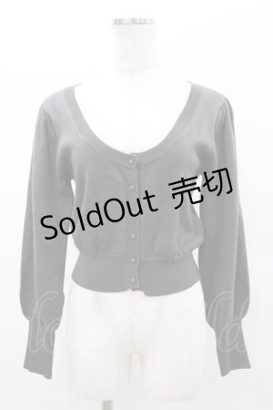 画像: an another angelus / 深Uネックニットカーディガン Free DARKGREEN H-25-03-14-1060-CA-TO-NS-ZH