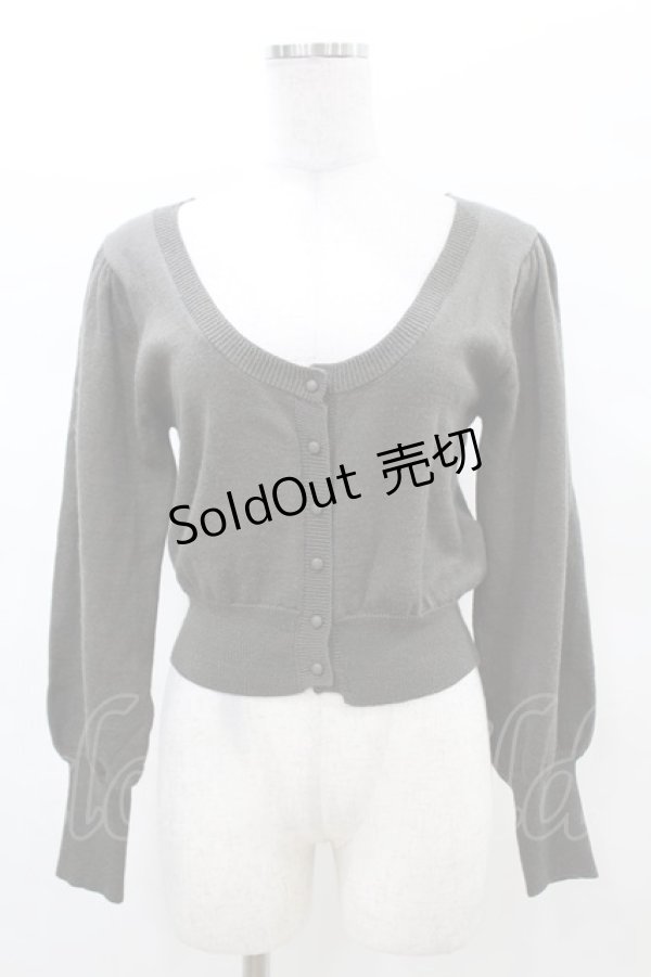 画像1: an another angelus / 深Uネックニットカーディガン Free DARKGREEN H-25-03-14-1060-CA-TO-NS-ZH (1)