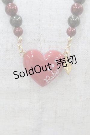 画像: BABY,THE STARS SHINE BRIGHT / Loves Chocolateネックレス  レッド H-25-03-14-1014-BA-AC-NS-ZH