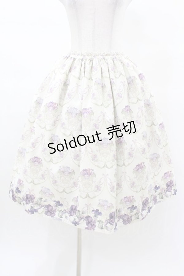 画像1: Enchantlic Enchantilly / すみれ姫スカート Free アイボリー H-25-03-14-1021-LO-SK-NS-ZH (1)