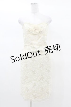 画像: JESUS DIAMANTE / 令嬢レースベアワンピース 42 オフ H-25-03-14-1028-JE-OP-NS-ZH