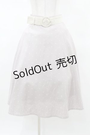 画像: an another angelus / ドット柄サーキュラースカート Free LAVENDER H-25-03-14-1033-CA-SK-NS-ZH