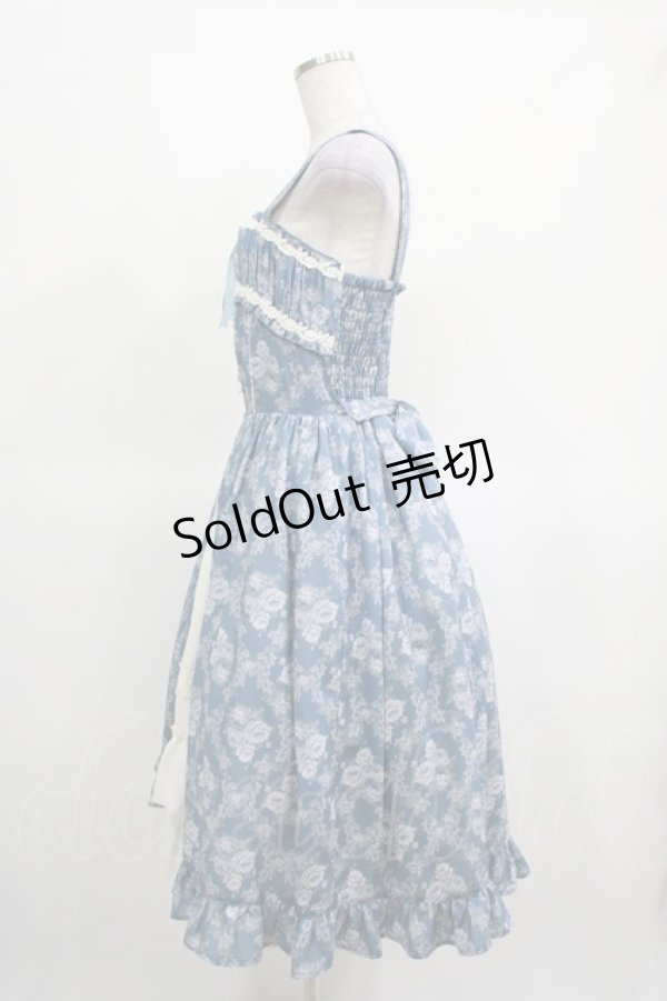 画像2: axes femme kawaii / クラシックローズジャンスカ M ブルー H-25-03-14-001-AX-OP-NS-ZH (2)